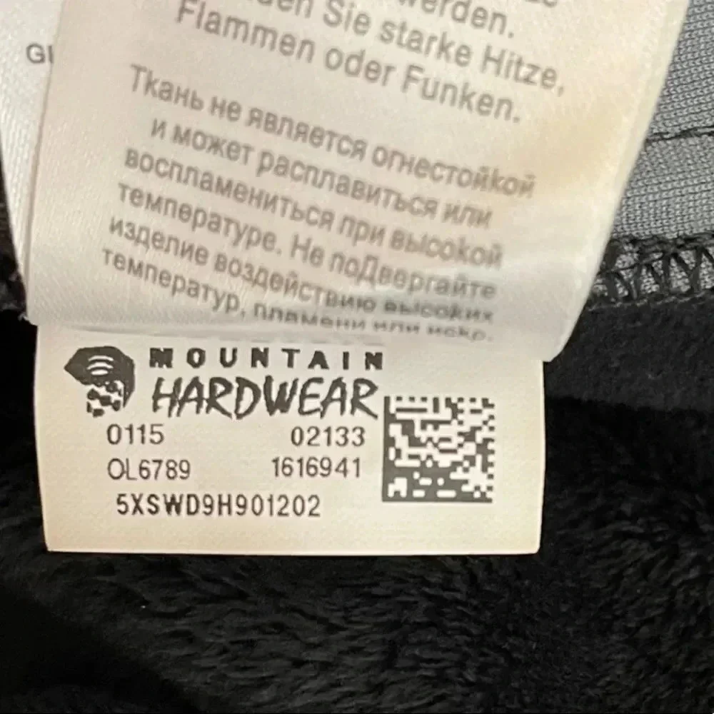 Mountain Hardwear Monkey Man Fleece Jacket Medium Super Soft Pockets Full Zip - Picture 9 of 9